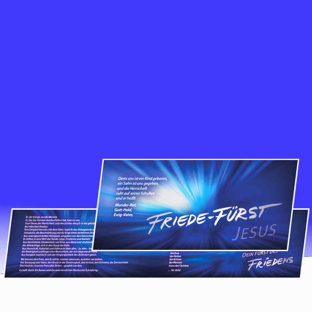 Friede-Fürst (Weihnachtskarte 2025)