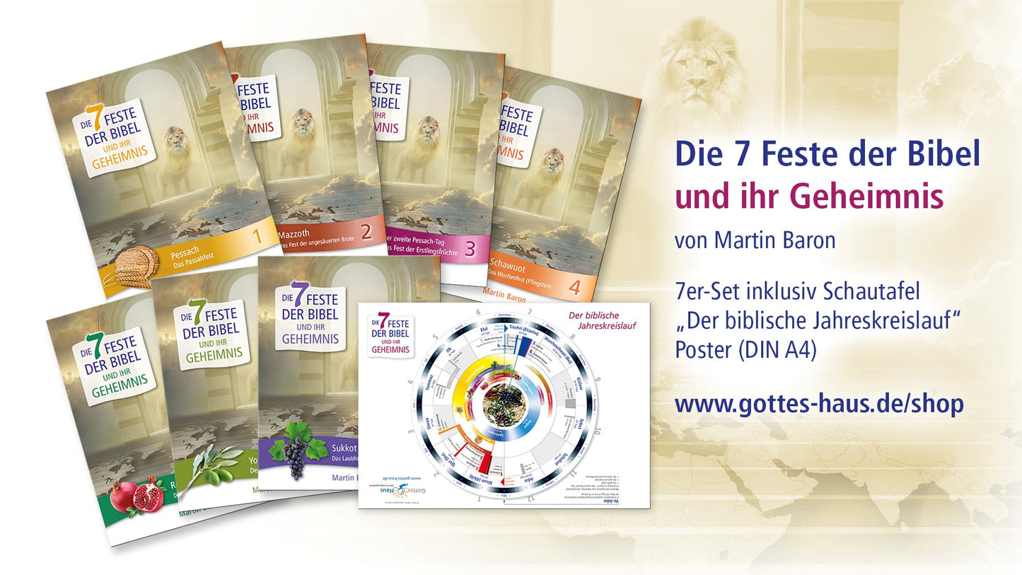 Die 7 Feste der Bibel und ihr Geheimnis - 7er-Set